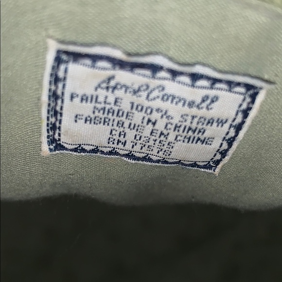 April Cornell Wicker Straw Woven Leather Strap Bag - Picture 6 of 6